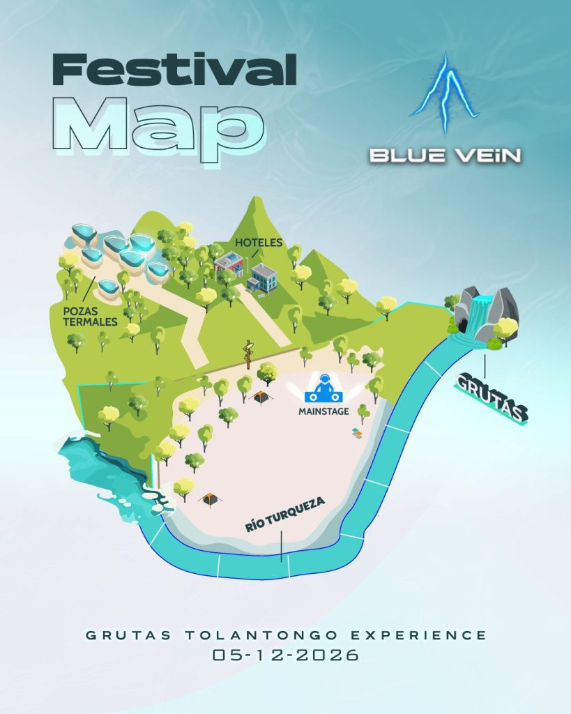 Mapa del evento Blue Vein
